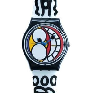 Vintage Swatch Artist Special watch "Arnould Fashions" GB186. New old stock